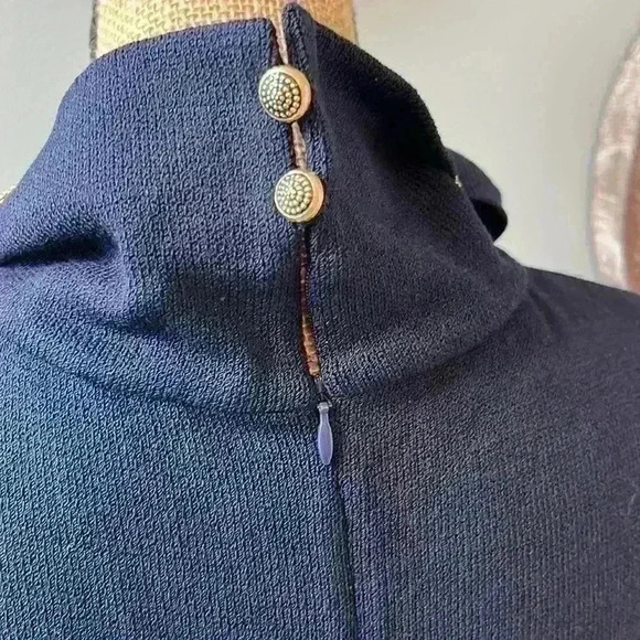 Timeless St. John Collection Navy size 12 dress - Picture 4 of 5